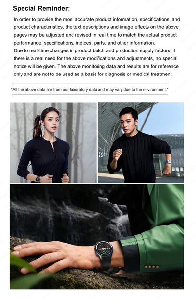 Two users showcasing the 2024 OPPO Watch during fitness activities and a waterproof demonstration.