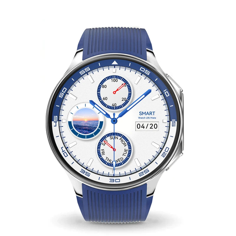 2024 OPPO Watch with music and fitness tracker, featuring Bluetooth calls and IP68 waterproof design.