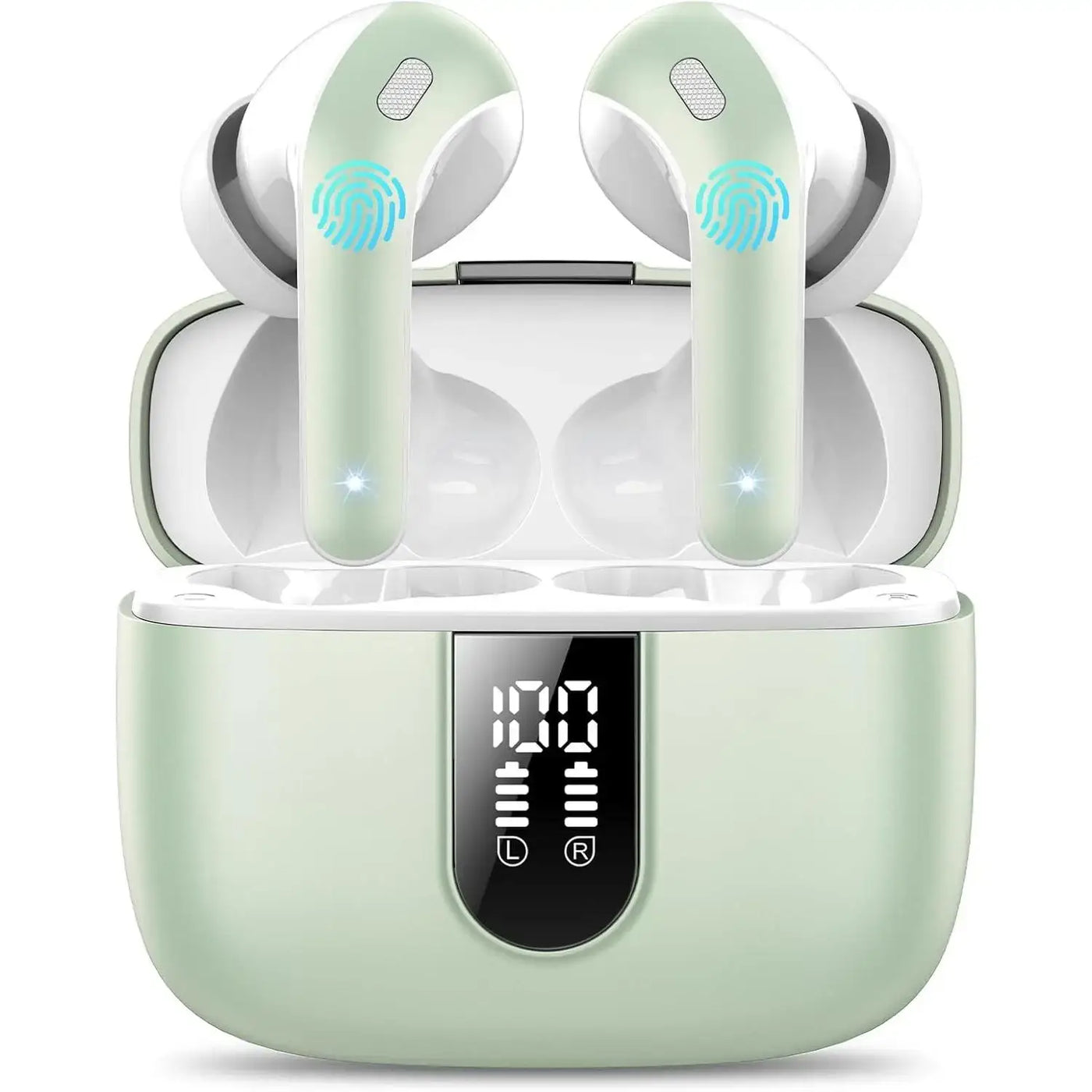 Auriculares Elite Pro MAX con estuche, Bluetooth 5.3, impermeables y graves aumentados 85%.