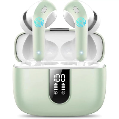 Auriculares Elite Pro MAX con estuche, Bluetooth 5.3, impermeables y graves aumentados 85%.