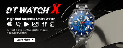 DT Watch X, high-end business smart watch, stylish design, multifunctional for successful individuals.