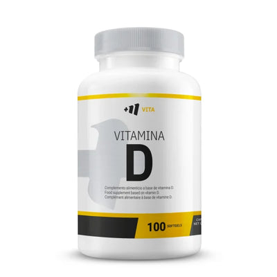Vitamin D softgels by Mm Supplements, 100 capsules, dietary supplement for immune support.