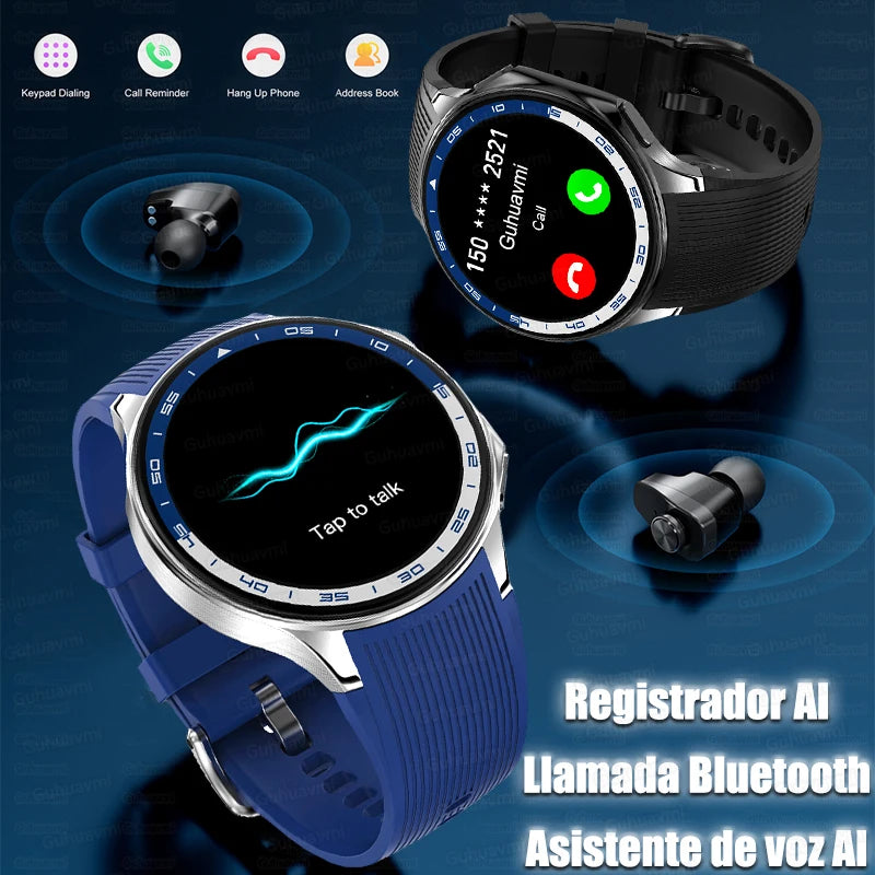 2024 OPPO Watch with Bluetooth calling, AI voice assistant, and fitness tracking features, showcasing stylish designs.