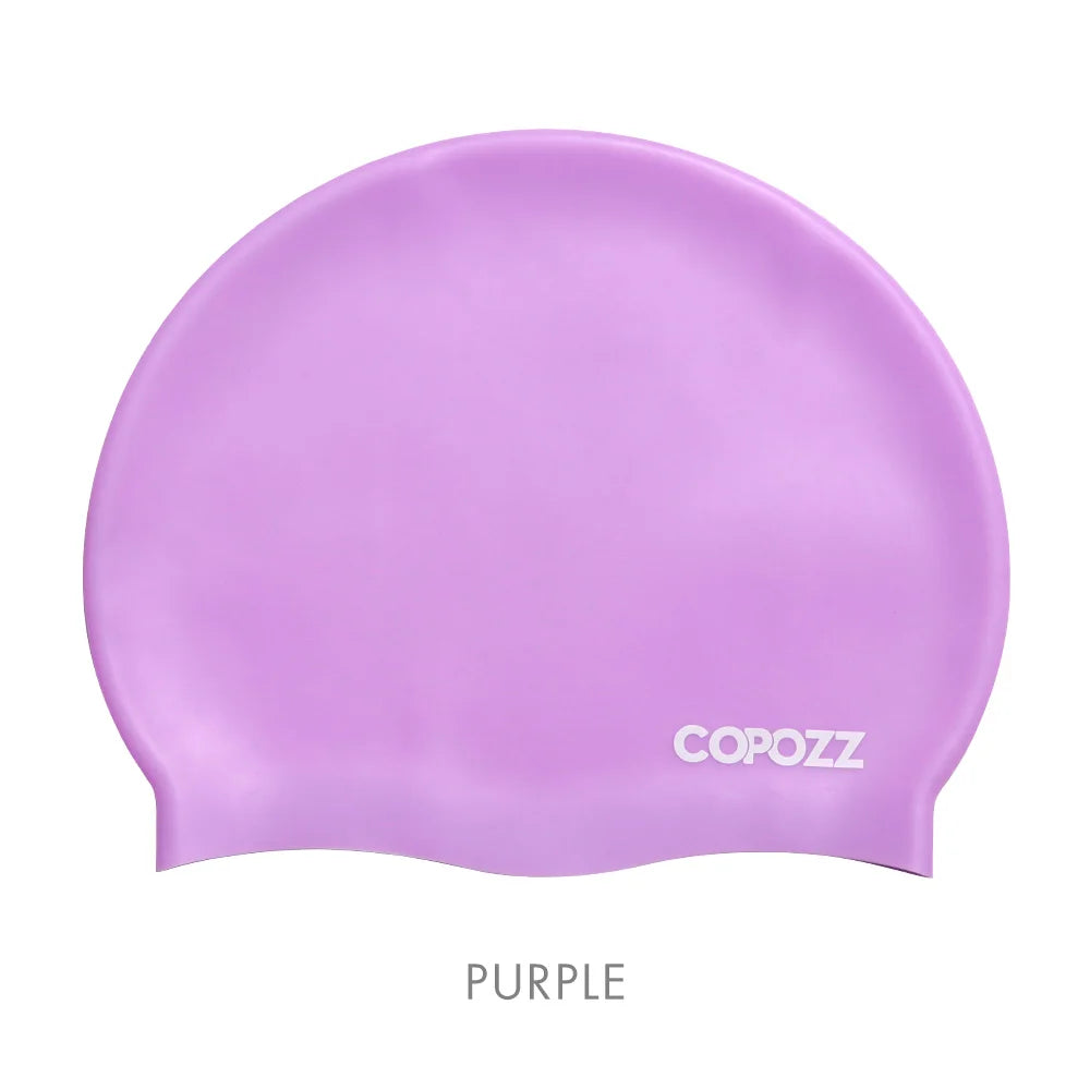 https://freeunderwater.com › products › copozz-men-women-elastic-large-size-candy-color-swimming-wear-hat-adults-waterproof-swimming-hat-silicone-swimming-caps-badmuts