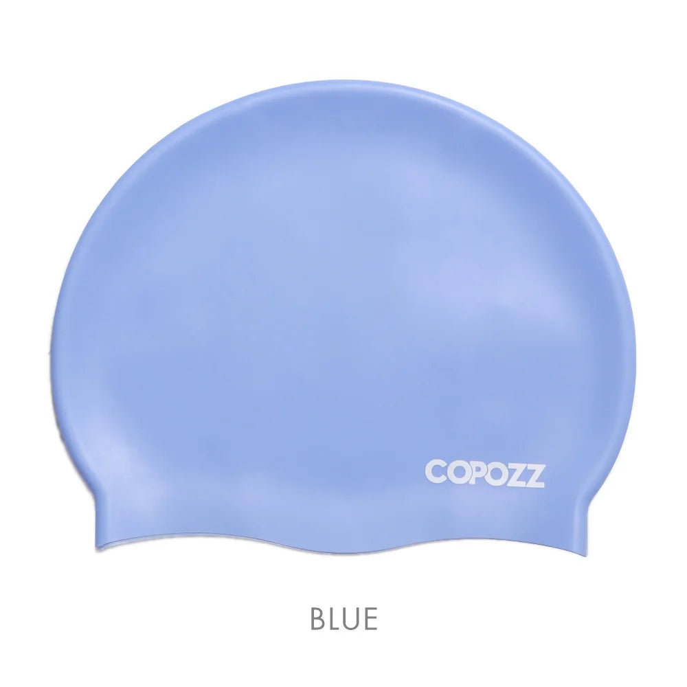 https://freeunderwater.com › products › copozz-men-women-elastic-large-size-candy-color-swimming-wear-hat-adults-waterproof-swimming-hat-silicone-swimming-caps-badmuts