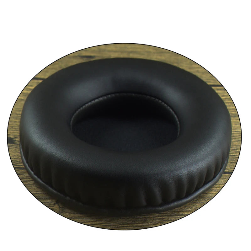 Replacement round ear pad for headphones, 50mm to 110mm, made of leather, high-quality repair part.