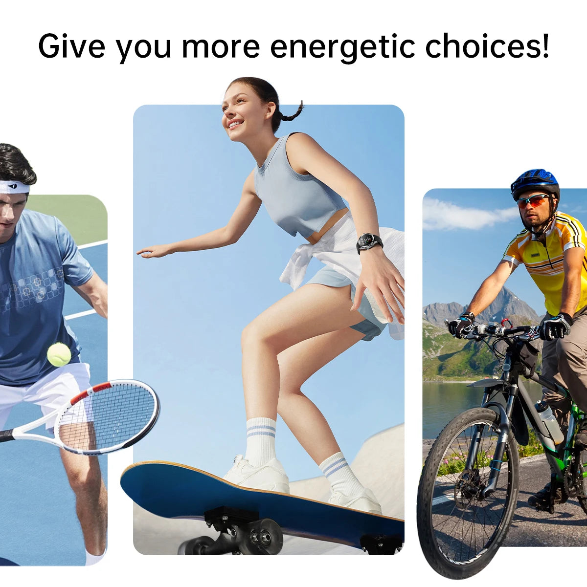 People engaging in sports activity while wearing the Xiaomi S4 Ultra Smartwatch, showcasing its fitness features.