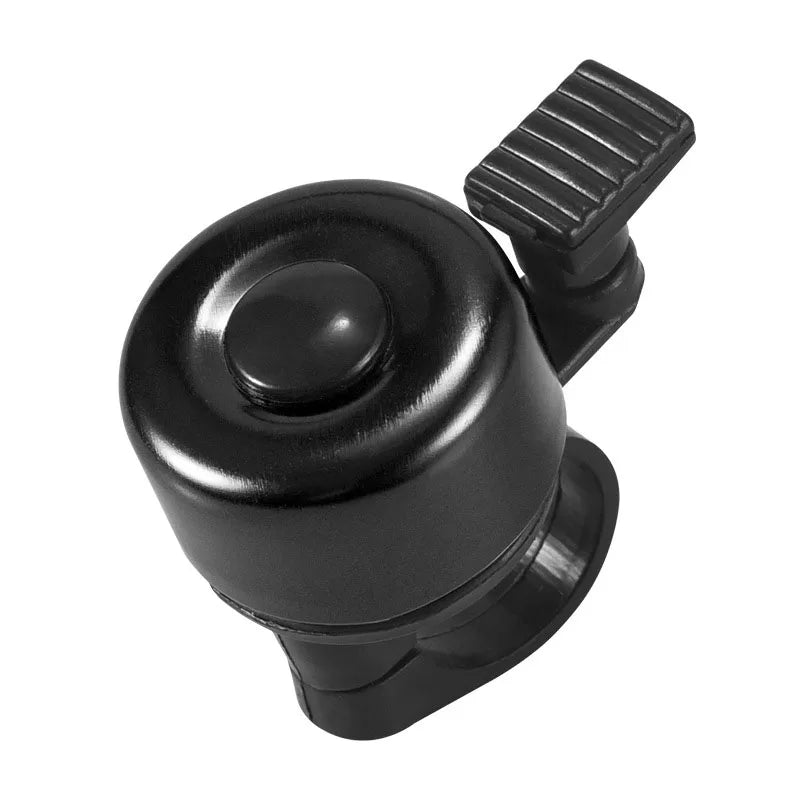 Loud aluminum alloy MTB bicycle bell with handlebar mount for improved safety and signaling.