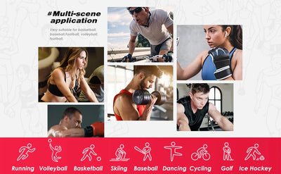 Collage of athletes in various sports: running, volleyball, basketball, skiing, dancing, cycling, and ice hockey.