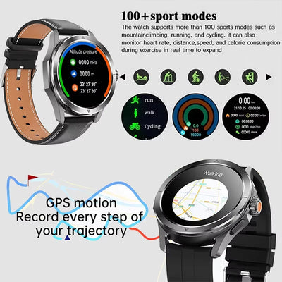 Xiaomi S4 Ultra Smartwatch showcasing 100+ sports modes and GPS tracking features for fitness enthusiasts.