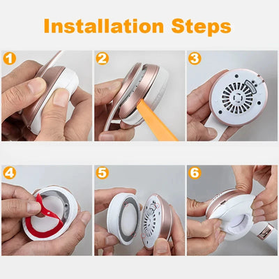 Installation steps for KUTOU earpads on Beats Studio headphones, showing hands-on process with detailed visuals.