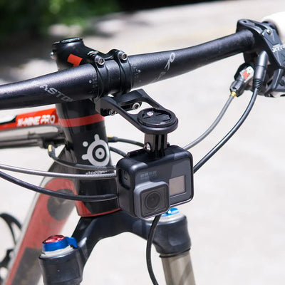 ZTTO Bicycle Stem Computer Mount for GoPro, Garmin, and Bryton, aluminum holder for road bike and MTB.