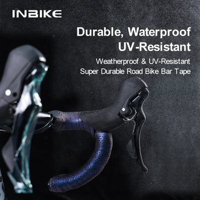 INBIKE durable waterproof UV-resistant bicycle handlebar tape, designed for a non-slip, lightweight grip.