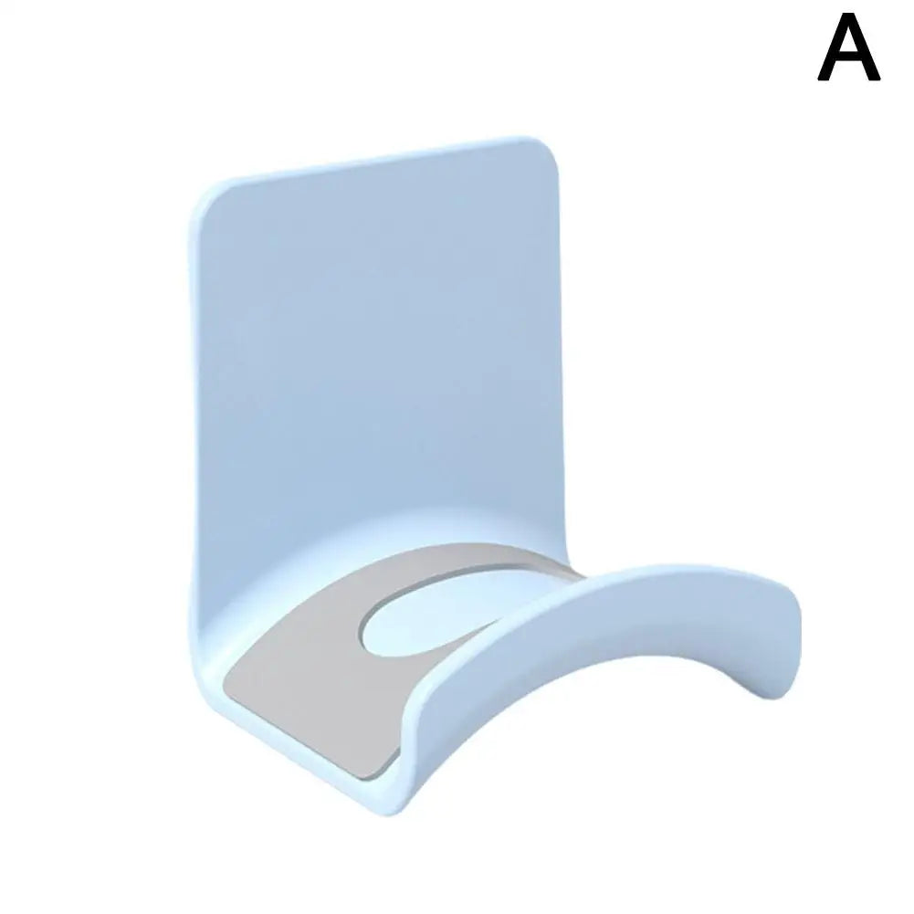 Universal plastic headphone stand wall mount designed for gaming headsets, under desk holder for earphones.