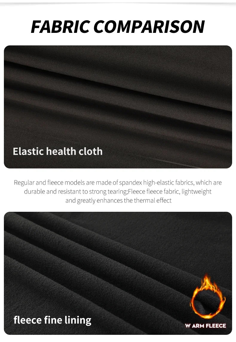Comparison of elastic health cloth and fleece fine lining, highlighting durability and thermal properties for kids' sportswear.