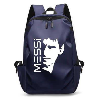 Football Super Stars MESSI backpack for students, unisex design, ideal for laptops and daily use.