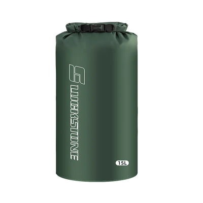 Waterproof 15L Dry Bag by Luckstone for drifting and swimming storage, made from durable polyester material.