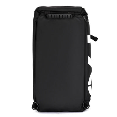 Waterproof gym bag in black, designed for fitness and outdoor activities, ideal for men and women, ultralight and portable.