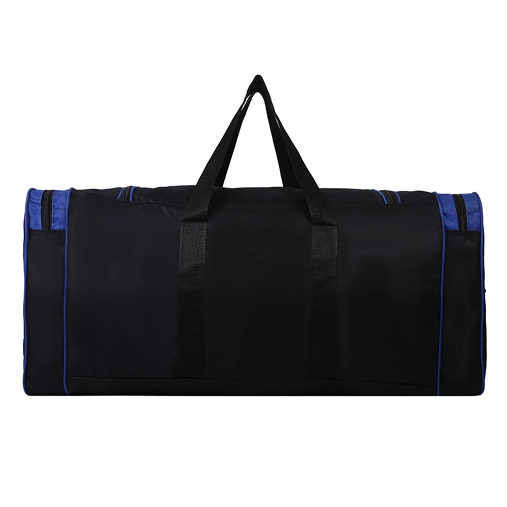 Large capacity waterproof fitness bag with adjustable shoulder straps, perfect for yoga and outdoor sports.