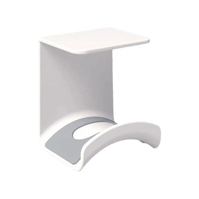 Universal headphone stand adhesive plastic wall mount for under desk, suitable for gaming earphones.