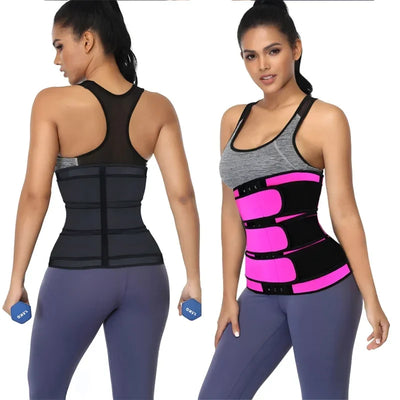 https://freeunderwater.com › products › adjustable-women-high-compression-waist-trainer-corset-waist-shapers-slimming-sheath-flat-belly-waist-belt-tummy-fitness-girdles