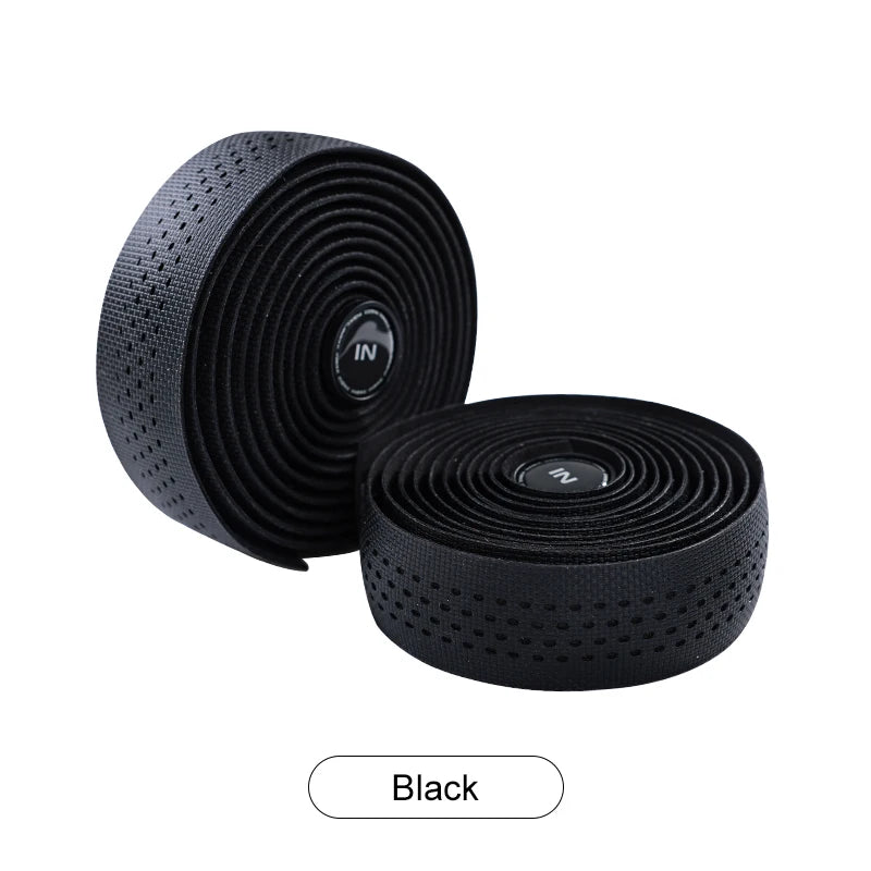 INBIKE soft grip handlebar tape in black, lightweight non-slip wrap for bicycles, perfect for enhanced grip and comfort.