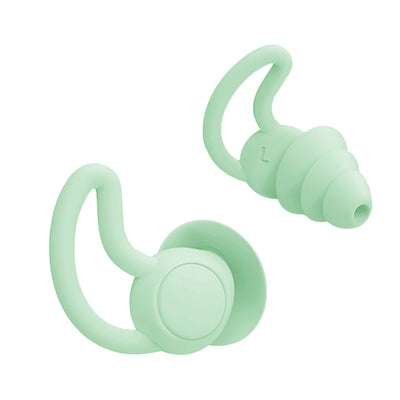 Waterproof silicone earplugs for swimming, noise reduction, and sleeping. Soft nano silica gel design for comfort.