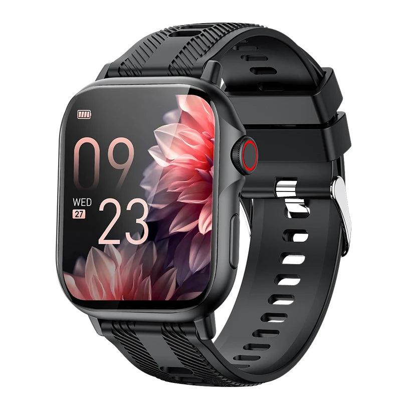 2025 Smart Watch for Men & Women, waterproof design, featuring fitness tracking and Bluetooth 5.0 connectivity.