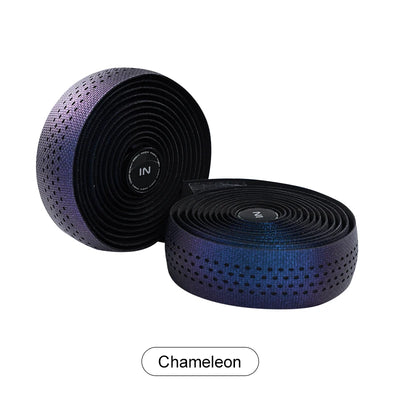 INBIKE chameleon soft grip handlebar tape showcasing non-slip lightweight design for bicycles.