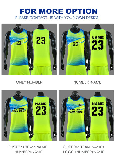 Custom marathon running suit display options for personalized numbers and names, unisex track & field sportswear set.