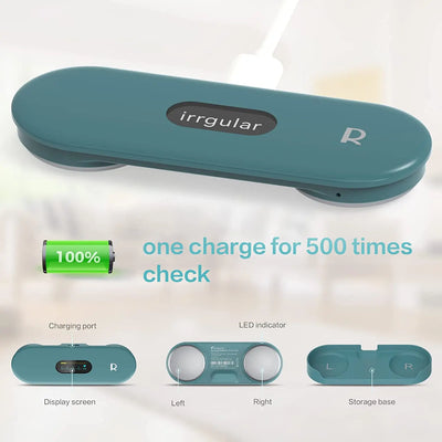 Pocket ECG monitor with OLED display, efficient charging, and up to 500 readings on a single charge.