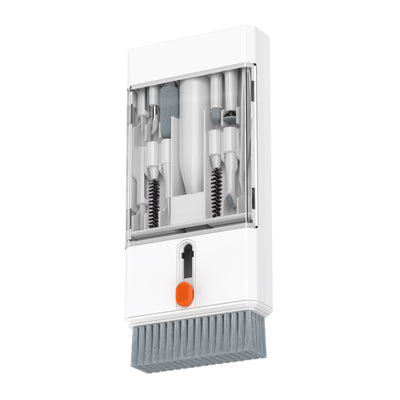 22-in-1 Multi-Function Cleaning Kit tools for iPhone, iPad, AirPods, keyboard, and camera maintenance.