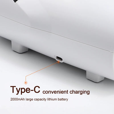 Type-C charging port for Electric Hand Massage Airbag Compression with 2000mAh lithium battery for easy convenience.