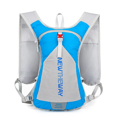 Ultralight waterproof hydration backpack for outdoor running and cycling, featuring ergonomic design and breathable material.