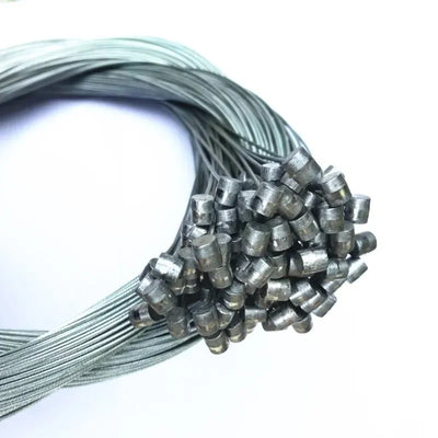 Stainless steel inner wire for bike brake and gear cables, ideal for MTB and road bikes.