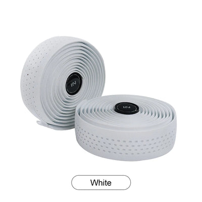 INBIKE white soft grip handlebar tape lightweight non-slip wrap for bicycle handlebars