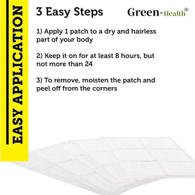 Instructions for applying transdermal patches: 3 easy steps for effective use.