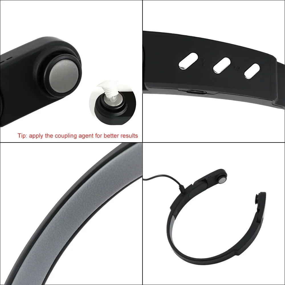 Wireless head massager features buttons and charging port for personalized comfort and easy operation.