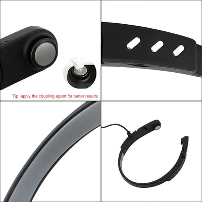 Wireless head massager features buttons and charging port for personalized comfort and easy operation.