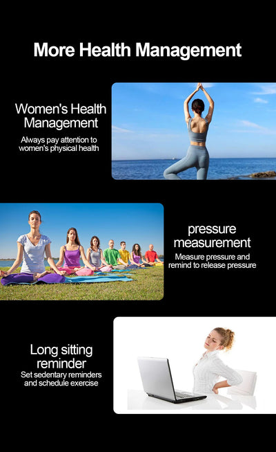 Women’s health management, pressure measurement, and long sitting reminder for better health management