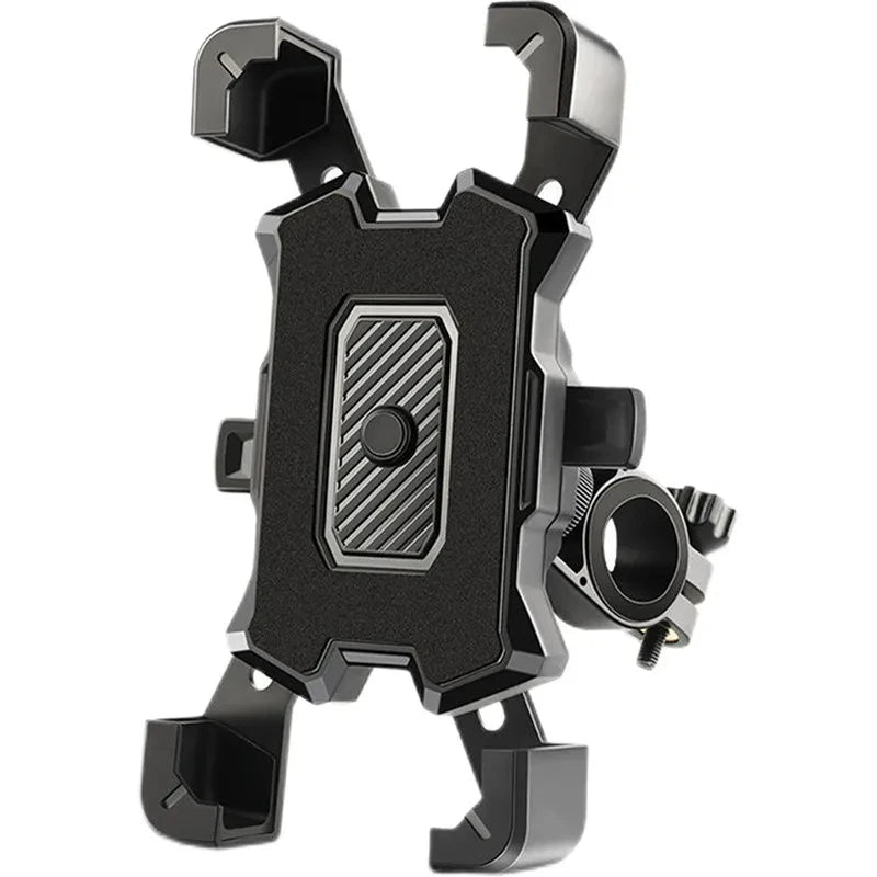 360° rotatable bicycle phone holder mount, adjustable GPS for bike and motorcycle, sturdy design, load capacity 500g.