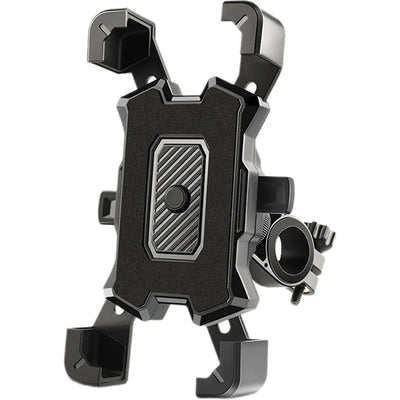 360° rotatable bicycle phone holder mount, adjustable GPS for bike and motorcycle, sturdy design, load capacity 500g.